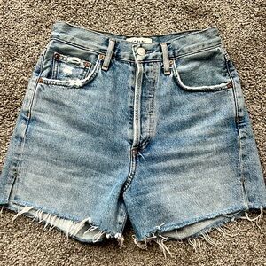 Agolde Jean high rise shorts size 24! Great condition